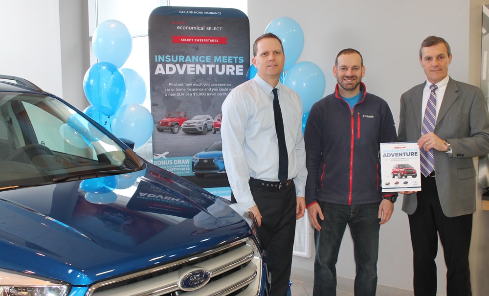 Andrew Jarvis gagne un Ford Escape SE 2018