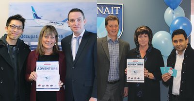 Rupinder Walia and Kaman Li win $5,000 travel vouchers in Select Sweepstakes